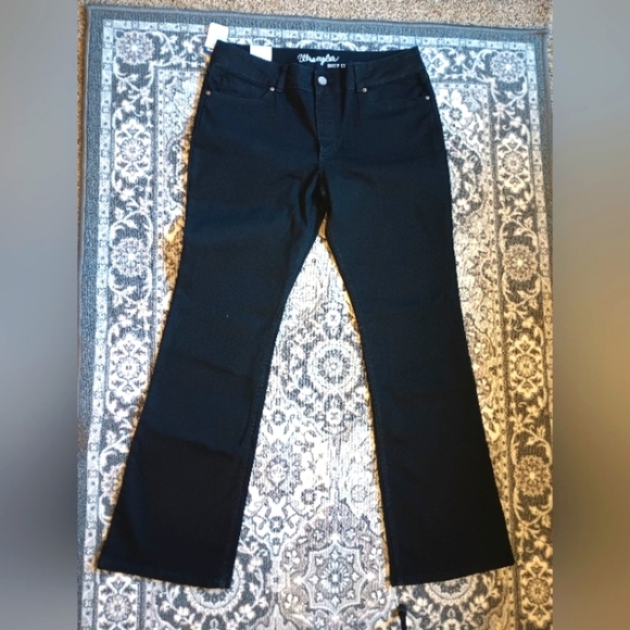 Wrangler Denim - Wrangler Retro Bootcut Jeans Black Juniors 15 X 32 Womens 12 Flare Western NWT